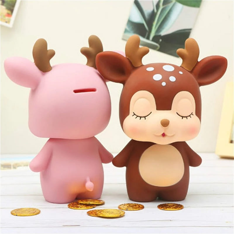 belle tirelire cerf pour enfant