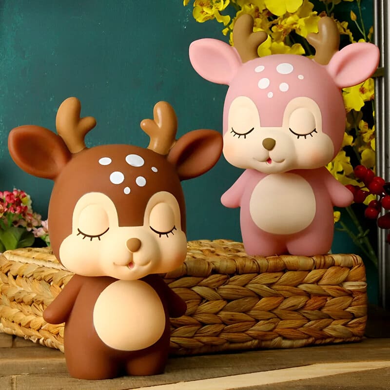 belle tirelire cerf enfant