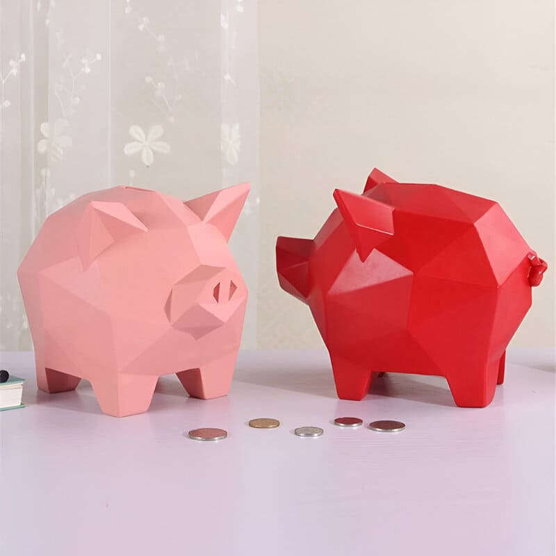 tirelire cochon design