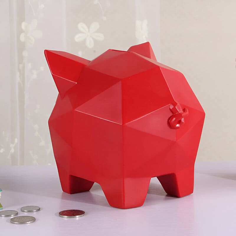 tirelire cochon design