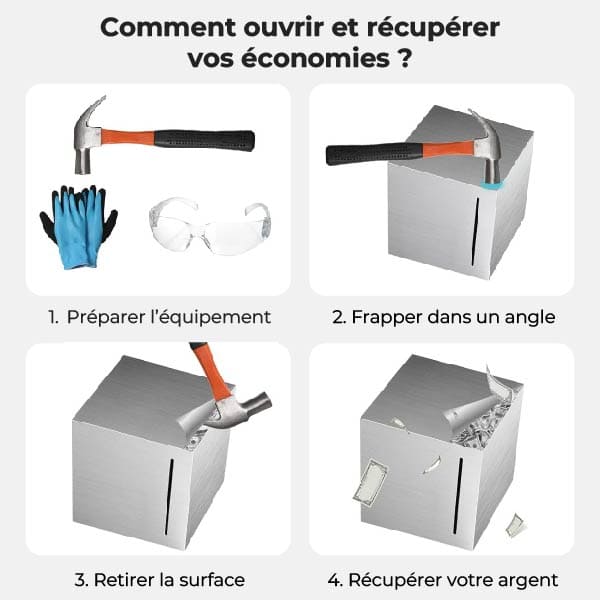 grande tirelire pour billet