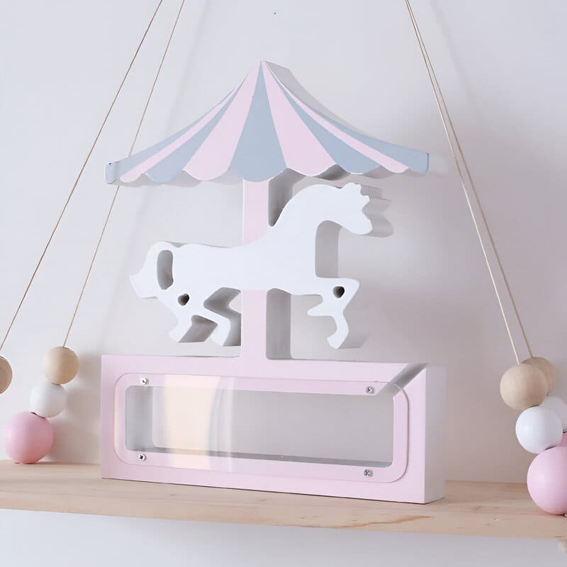 grande tirelire licorne rose
