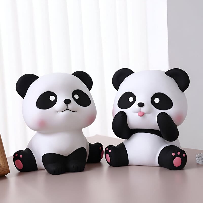 tirelire panda grand format