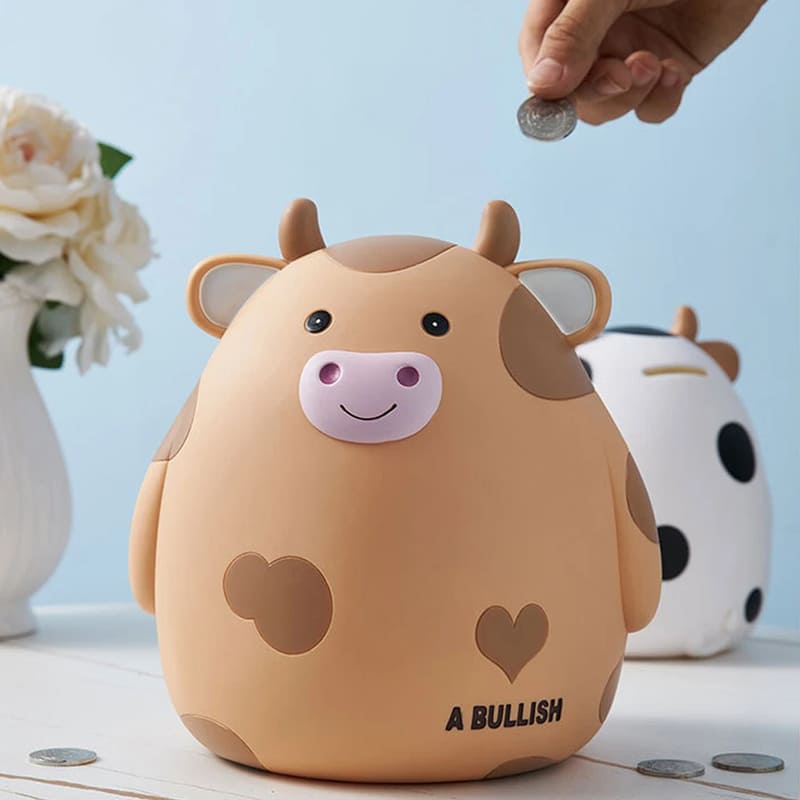 grande tirelire 20cm en vache