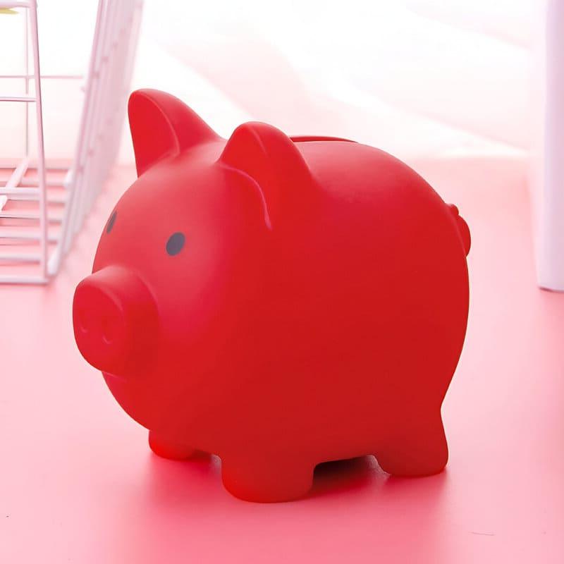 mini tirelire enfant rouge