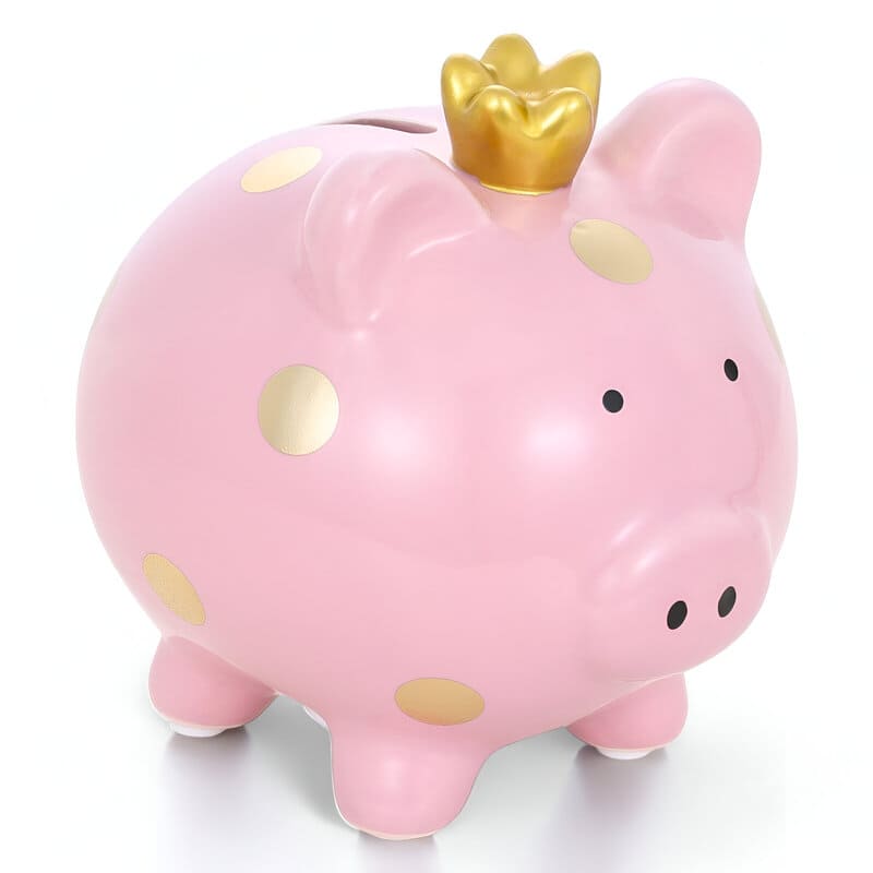 tirelire a casser cochon rose originale