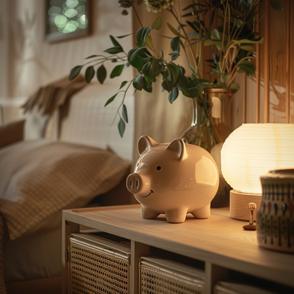 tirelire cochon adulte