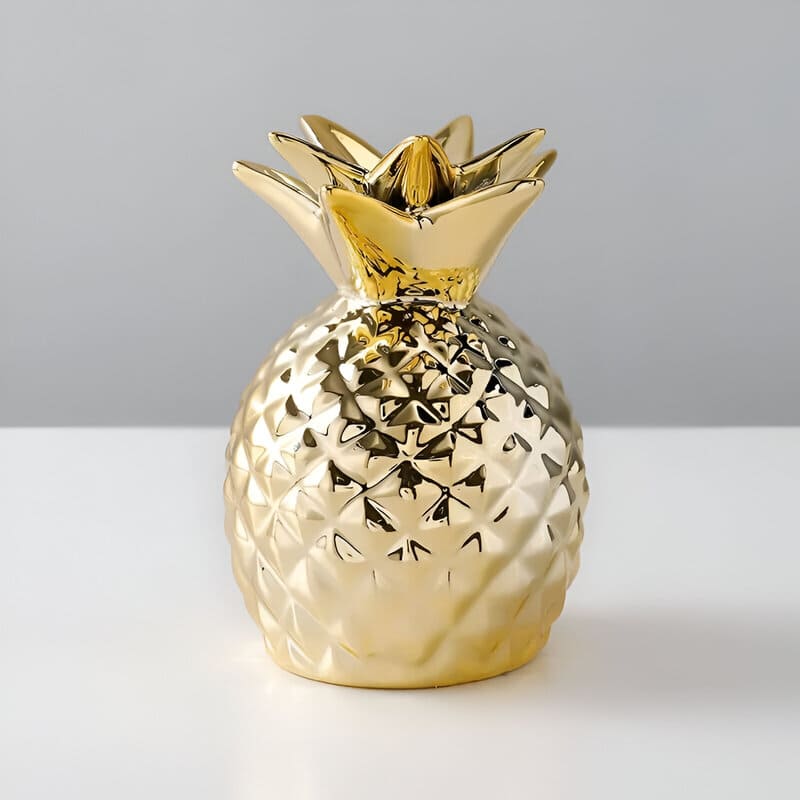 tirelire ananas doré