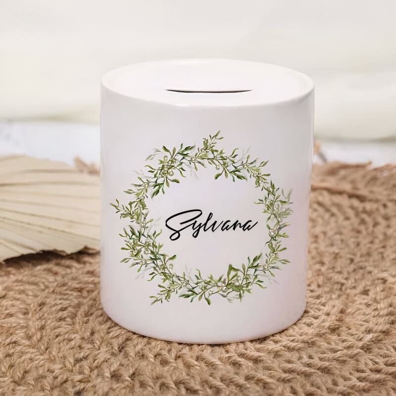 tirelire personnalisé bapteme à casser