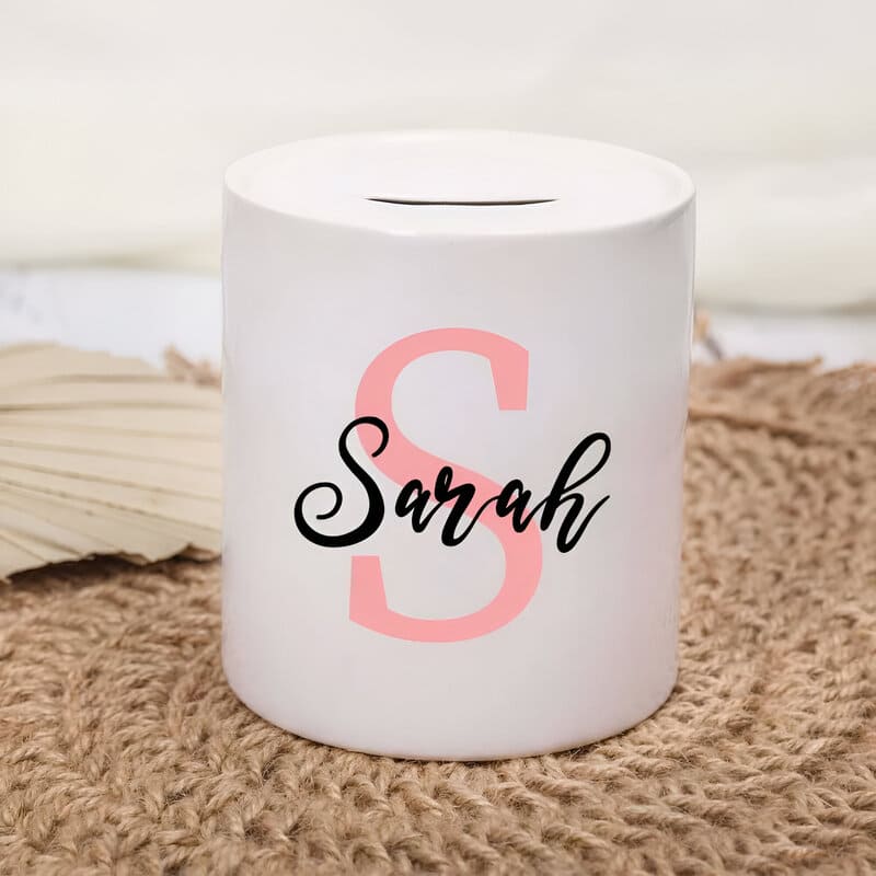 tirelire baptême personnalisable