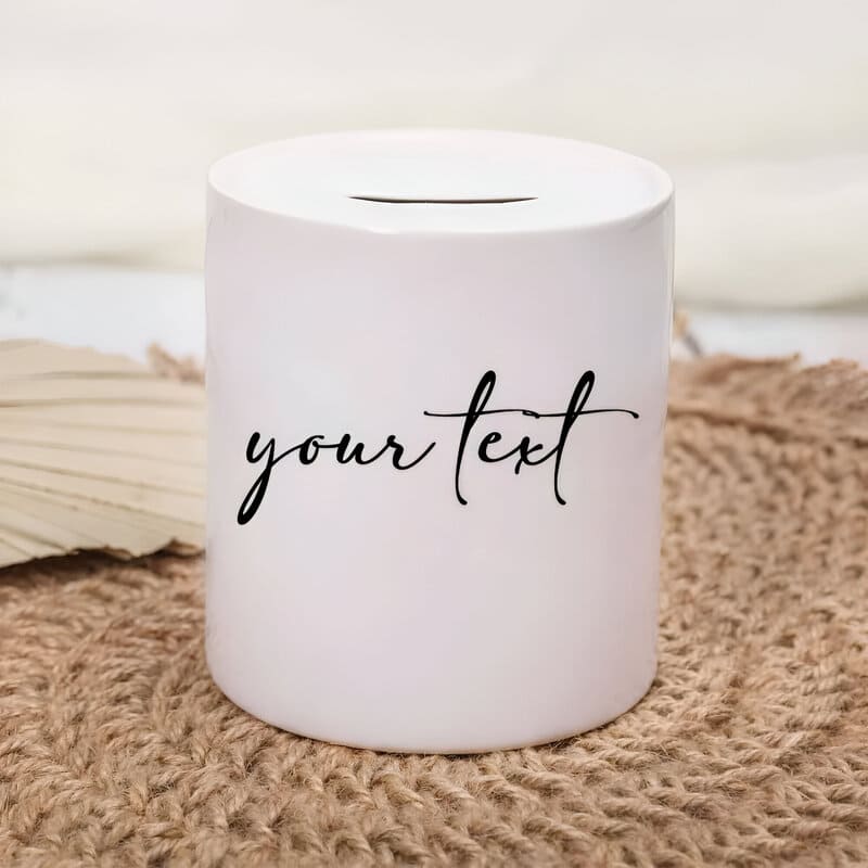 tirelire à personnaliser pour baptême