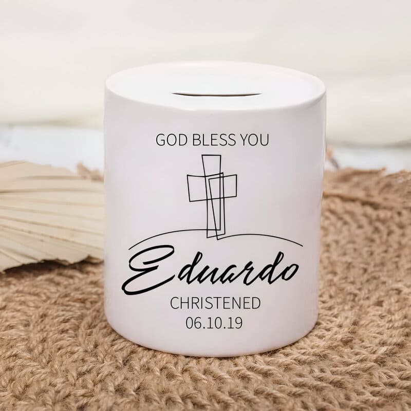 tirelire personnalisable prenom bapteme