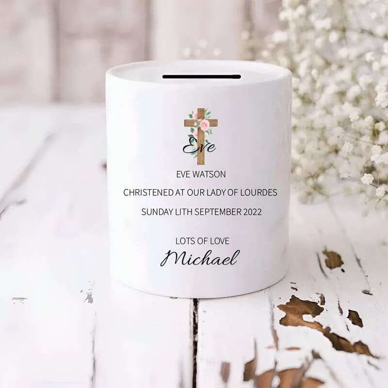 tirelire bapteme personnalisé