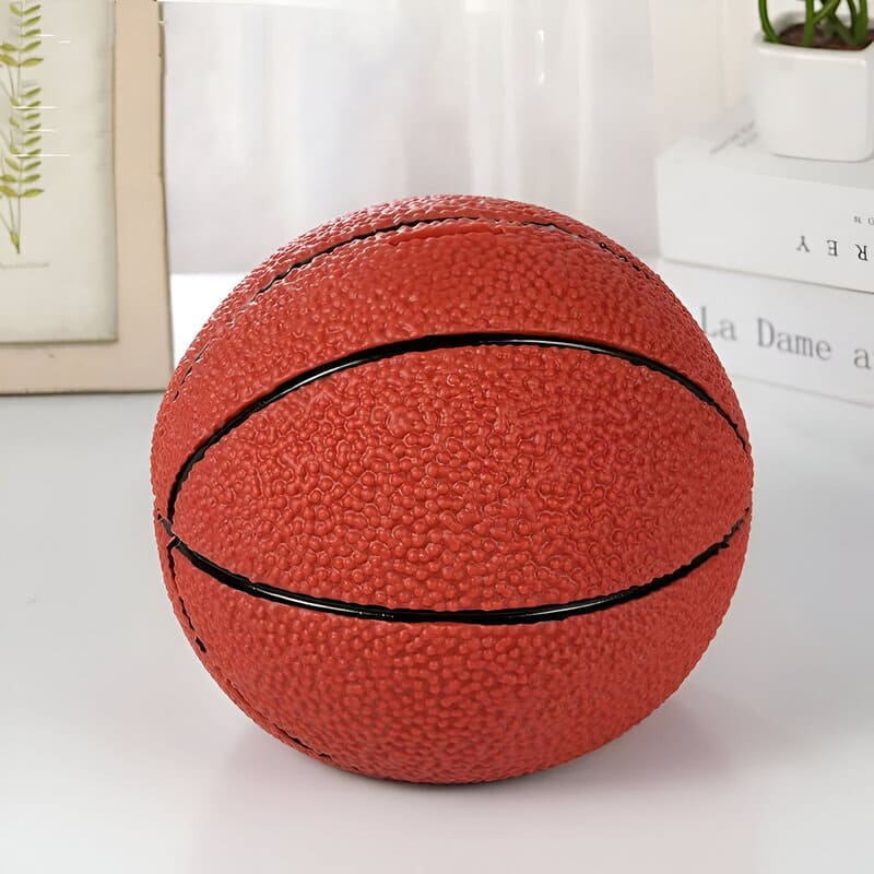 tirelire en forme de ballon de basket