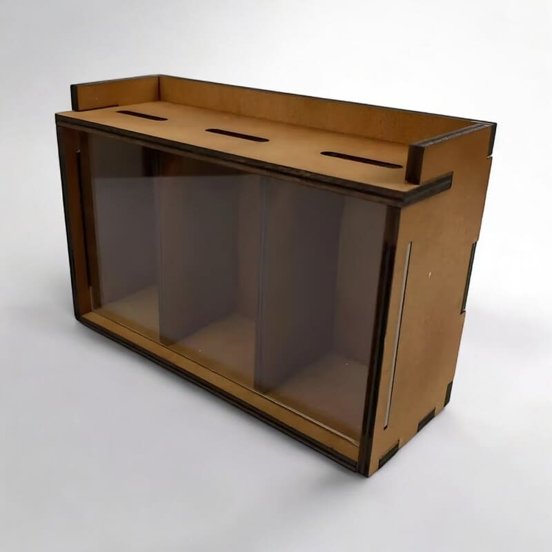 tirelire boite transparente