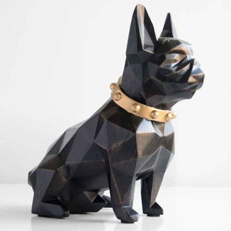 tirelire bouledogue noire