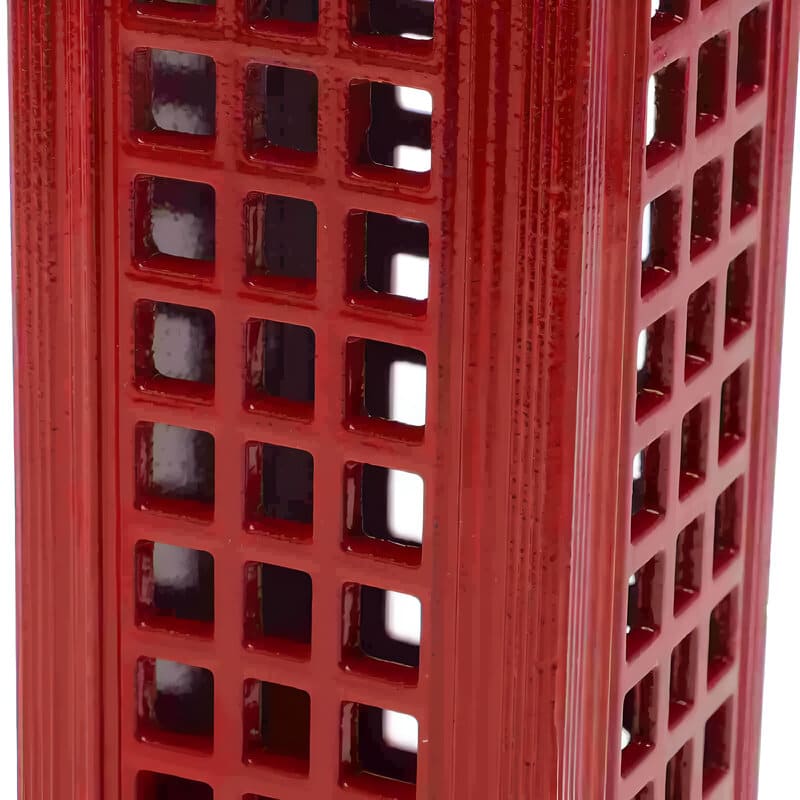cabine tel rouge fer anglaise tirelire