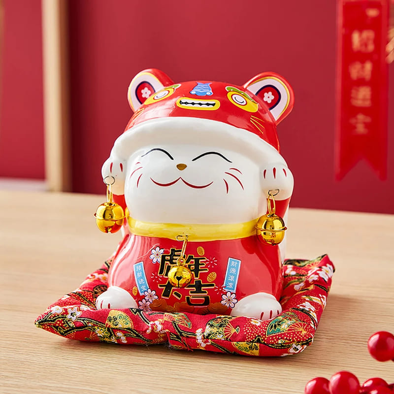 chat chinois tirelire