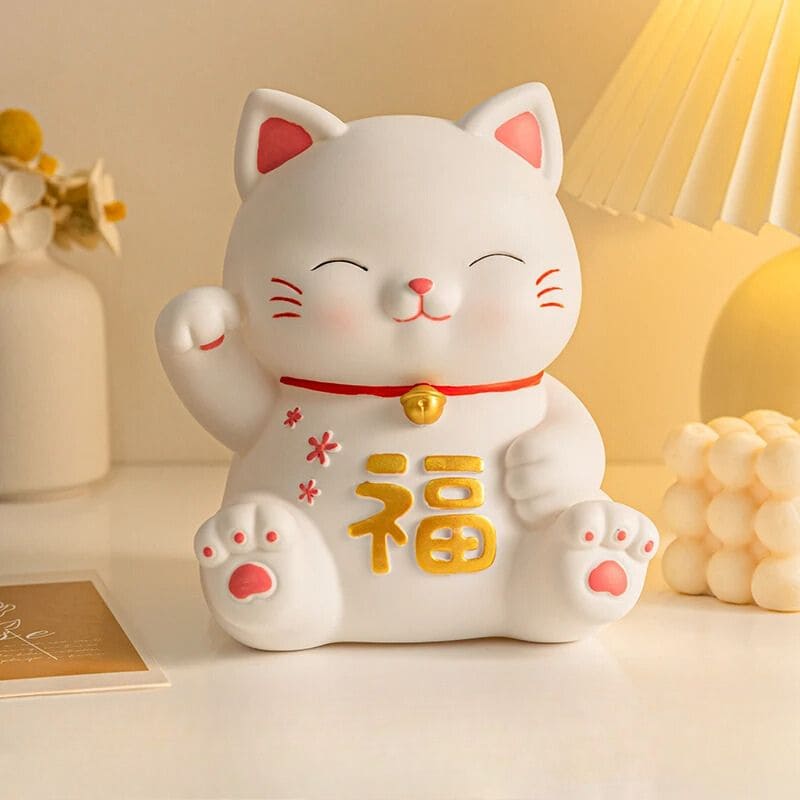 tirelire chat patte