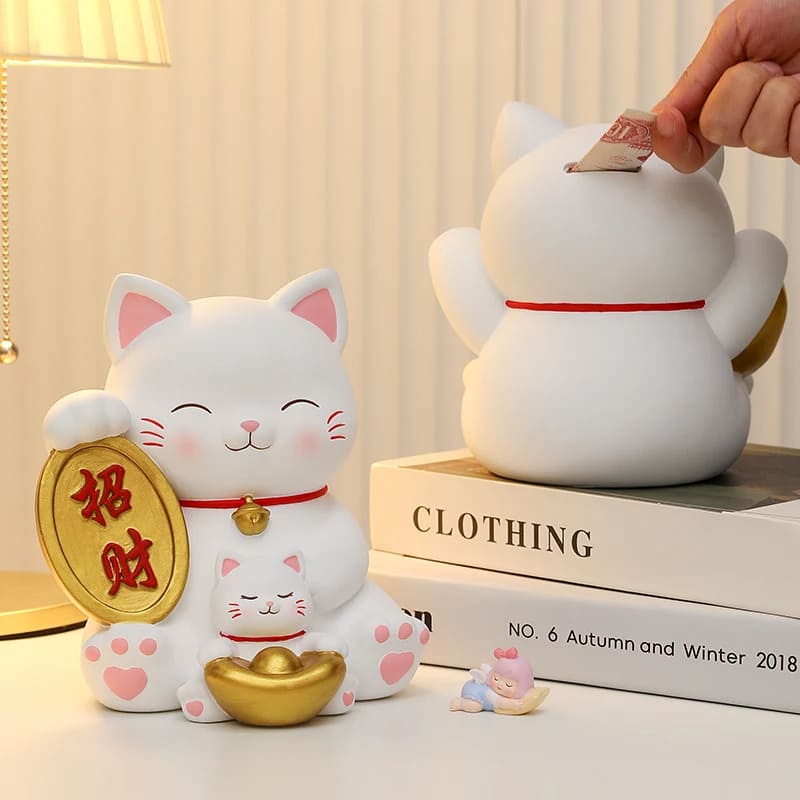 tirelire patte de chat