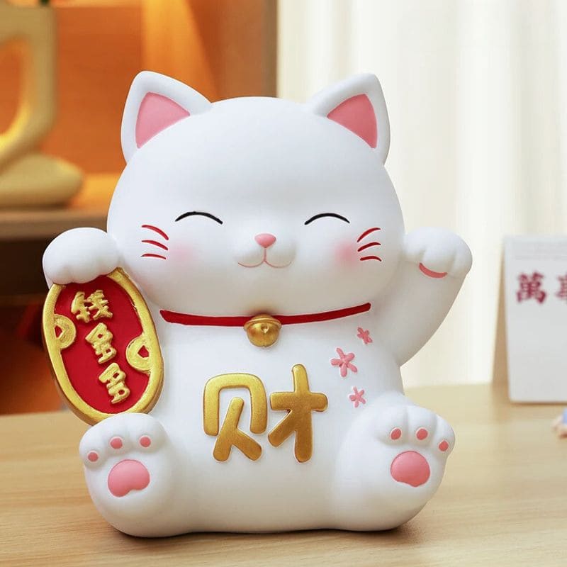 tirelire chat patte