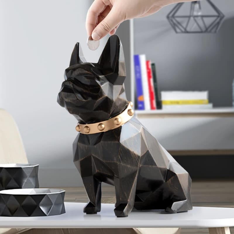 tirelire chien design