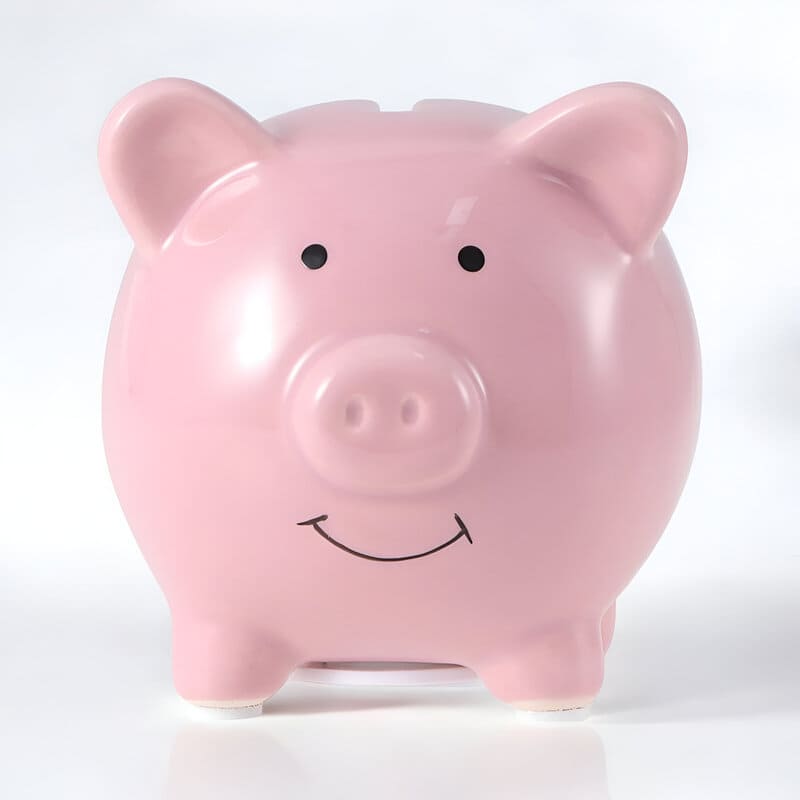 cochon rose tirelire