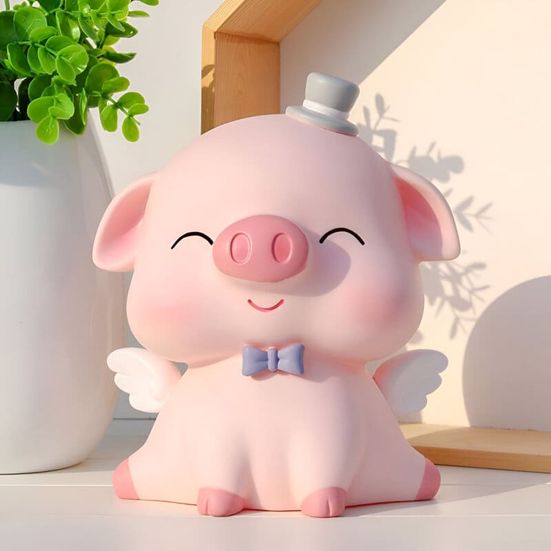 tirelire cochon ange