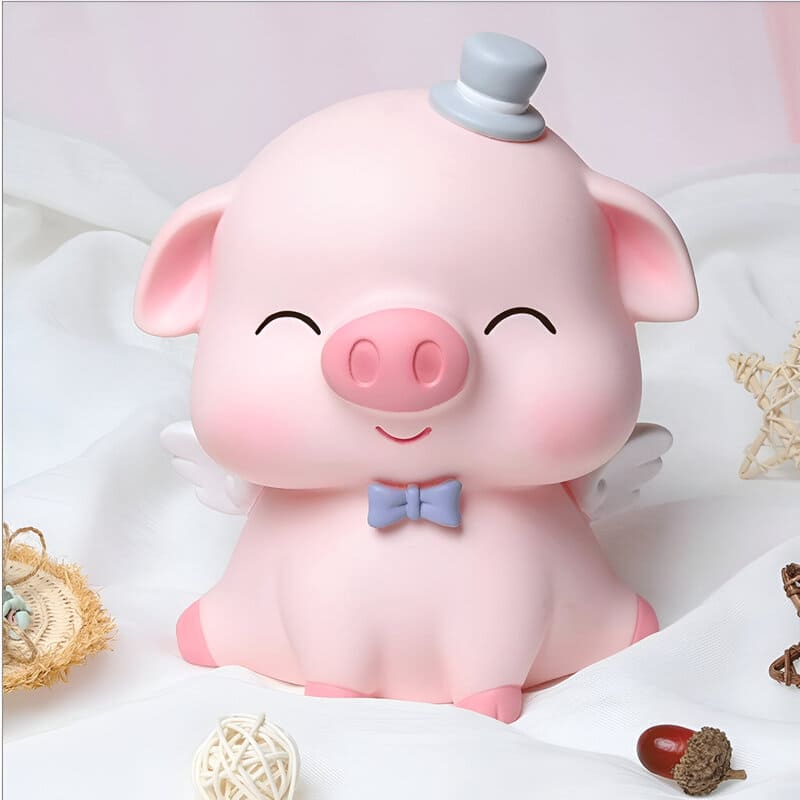 tirelire cochon ange