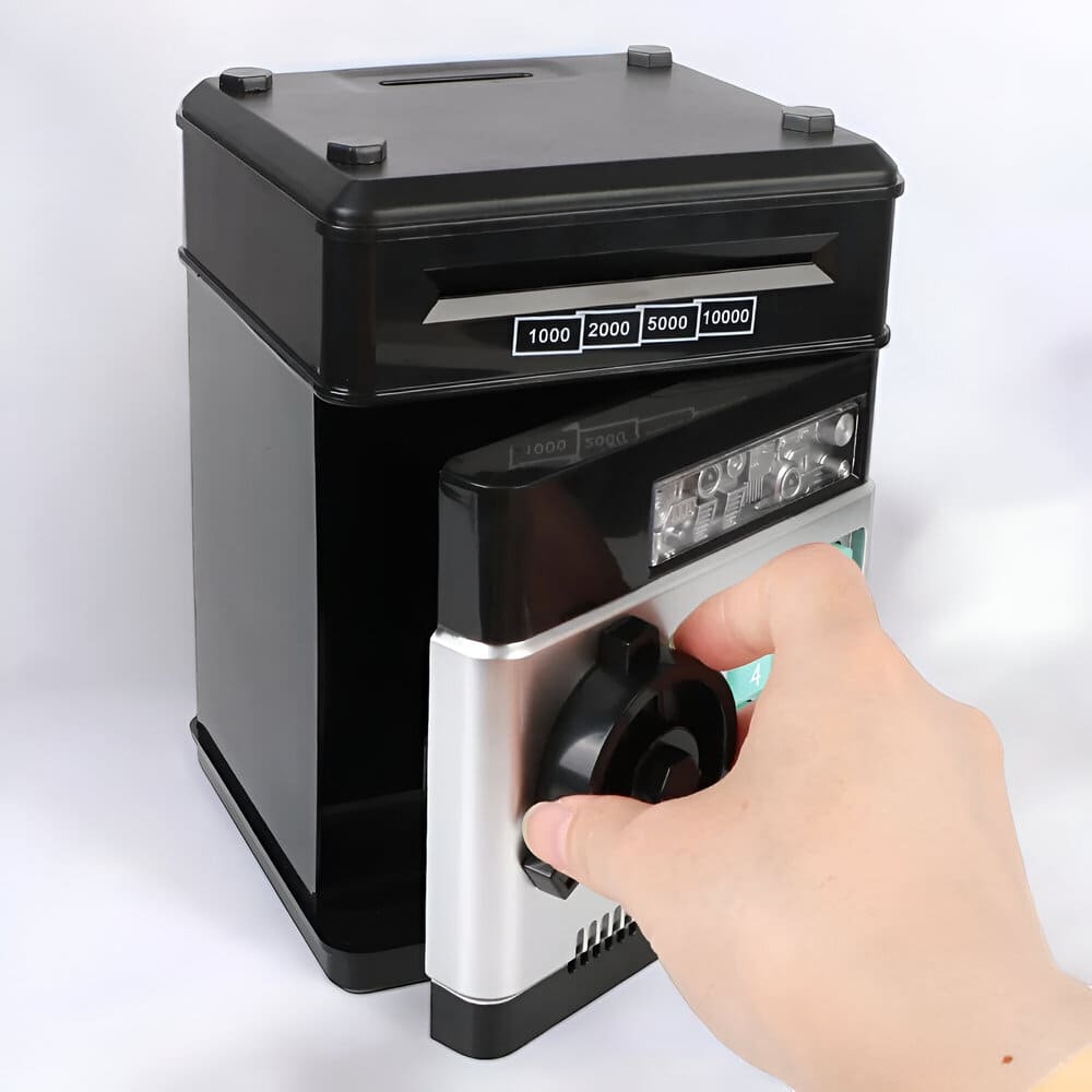 tirelire coffre fort code enfant