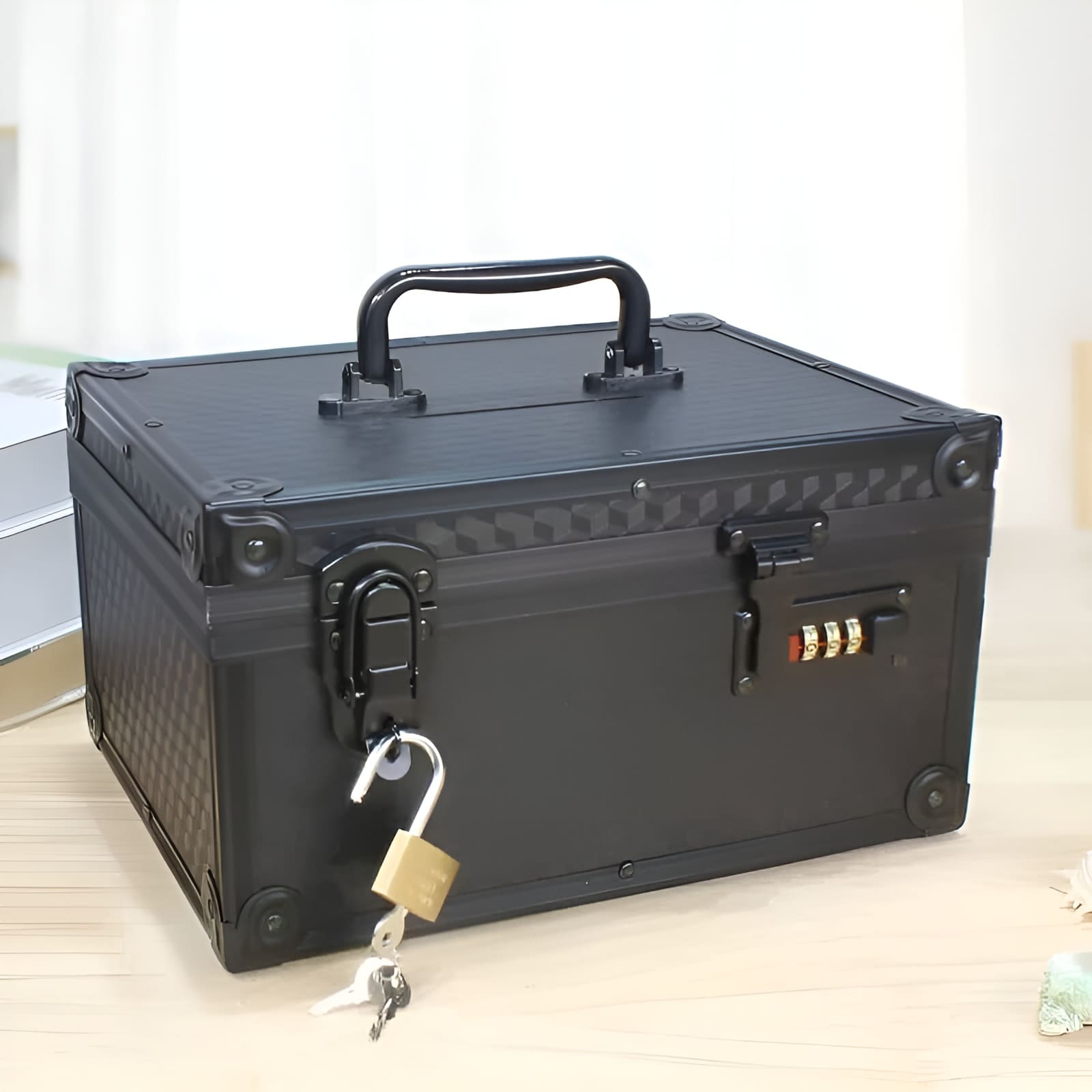 coffre tirelire à code