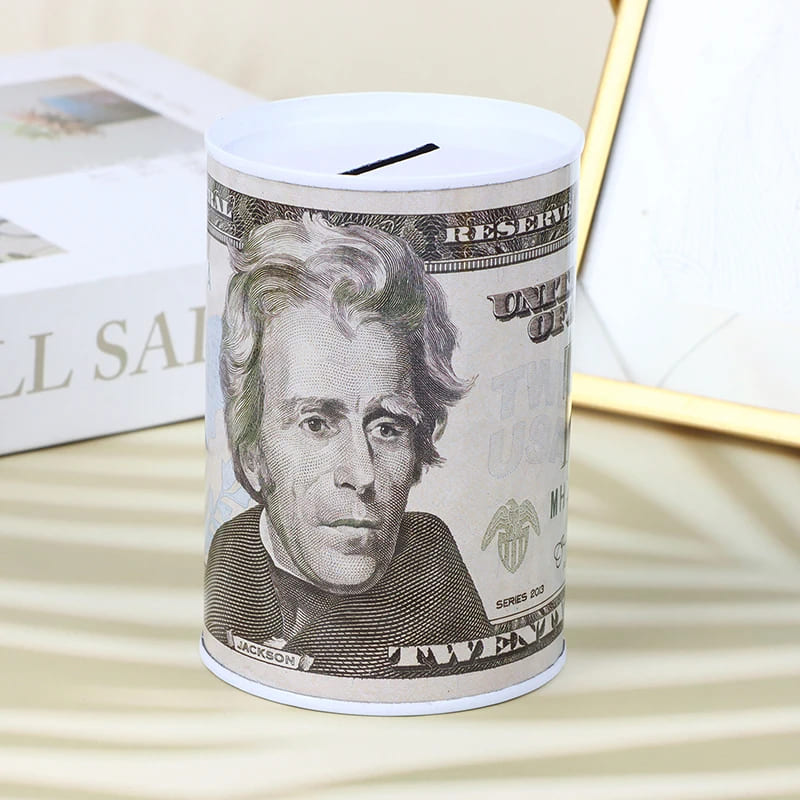 tirelire conserve dollar