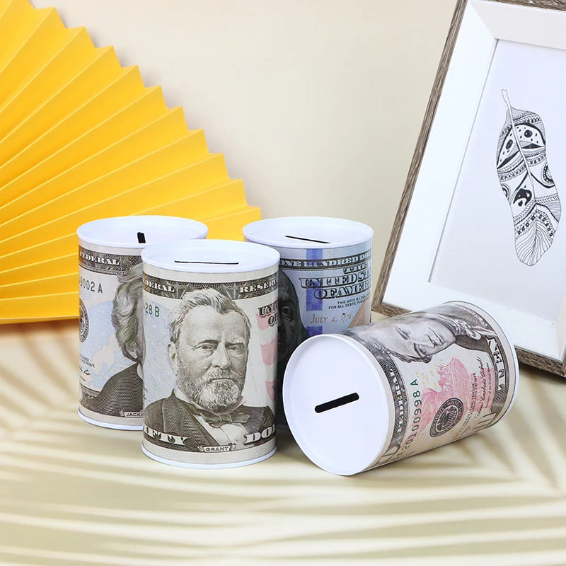 tirelire conserve dollar
