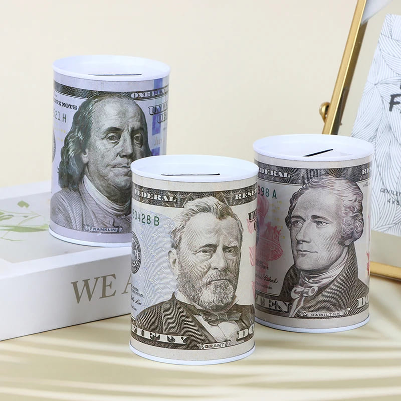 tirelire conserve dollar