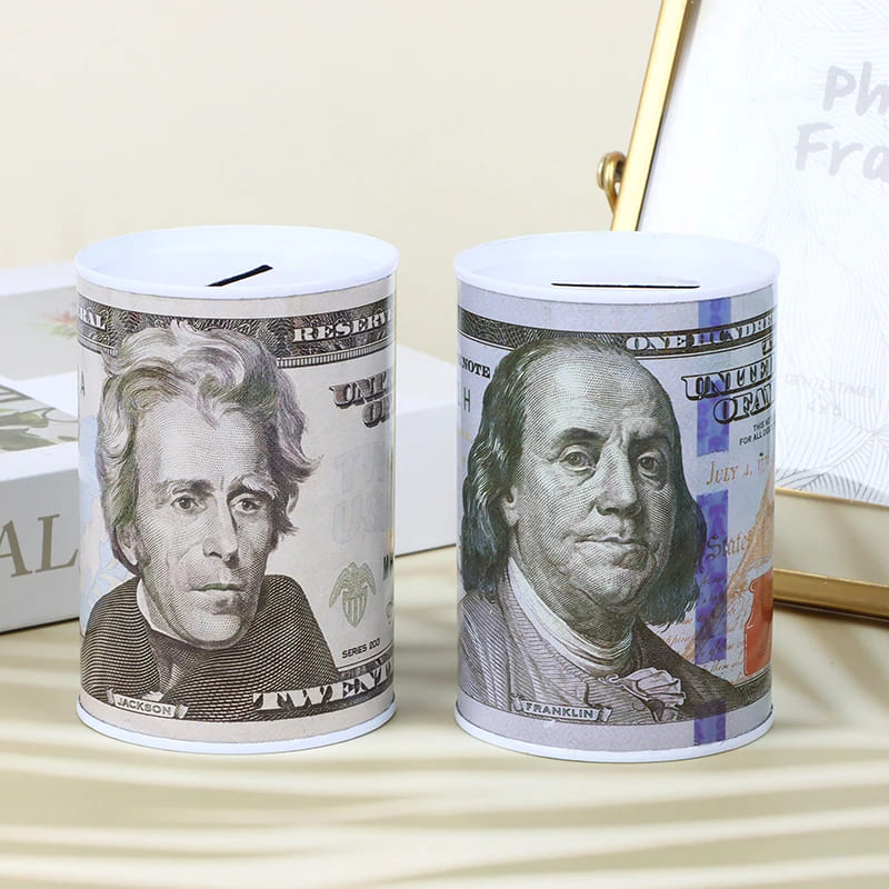 tirelire conserve dollar