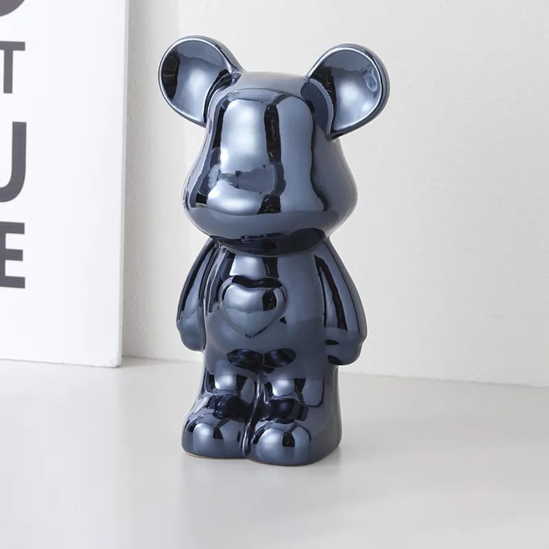 tirelire déco originale bleu marine