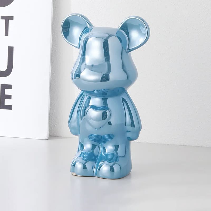 tirelire déco originale bleu