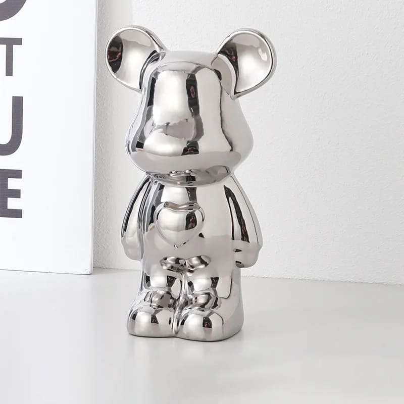 tirelire déco originale argent