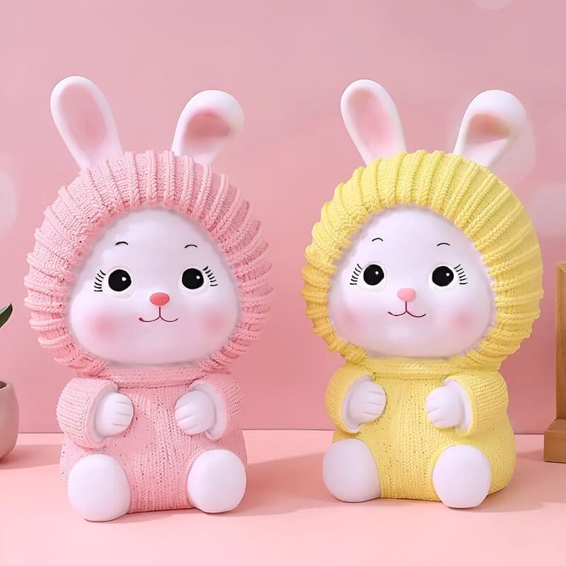 tirelire enfant lapin pour bébé