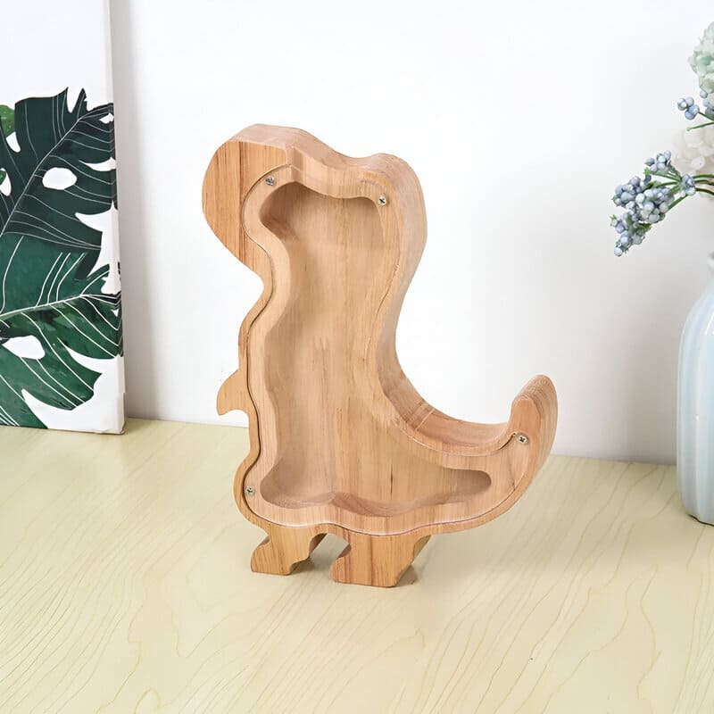 tirelire enfant transparente dinosaure
