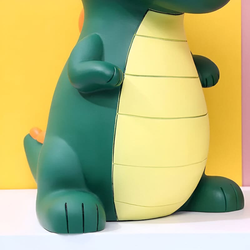 tirelire dinosaure garçon vert