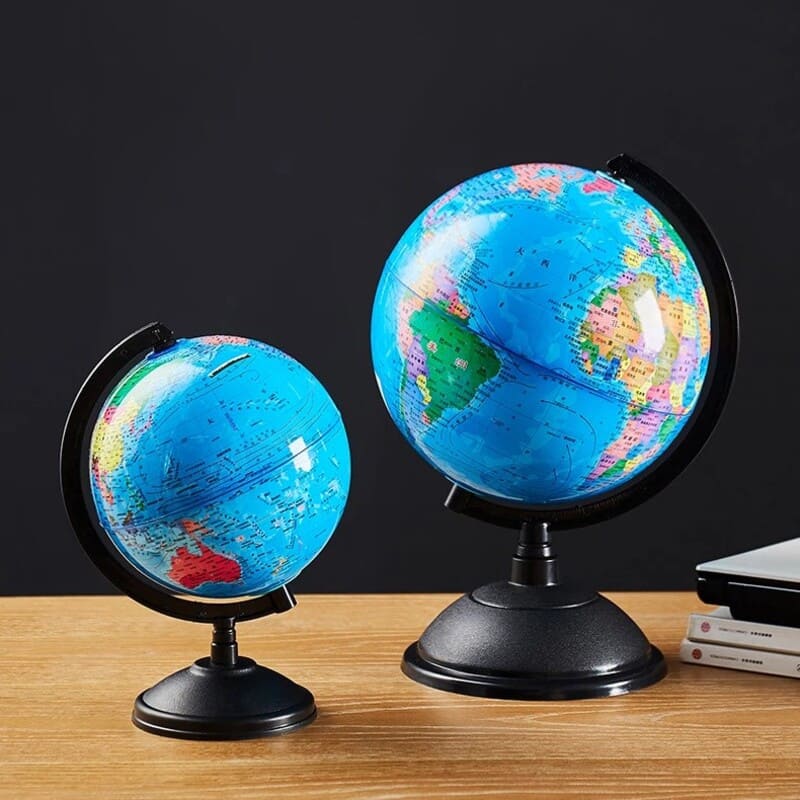 tirelire globe terrestre