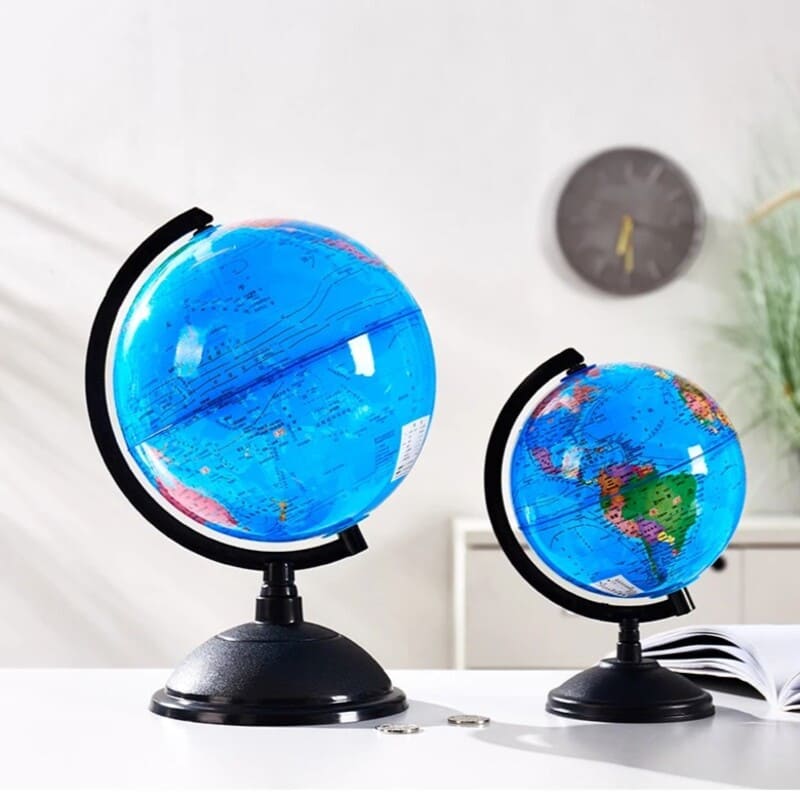 globe terrestre tirelire