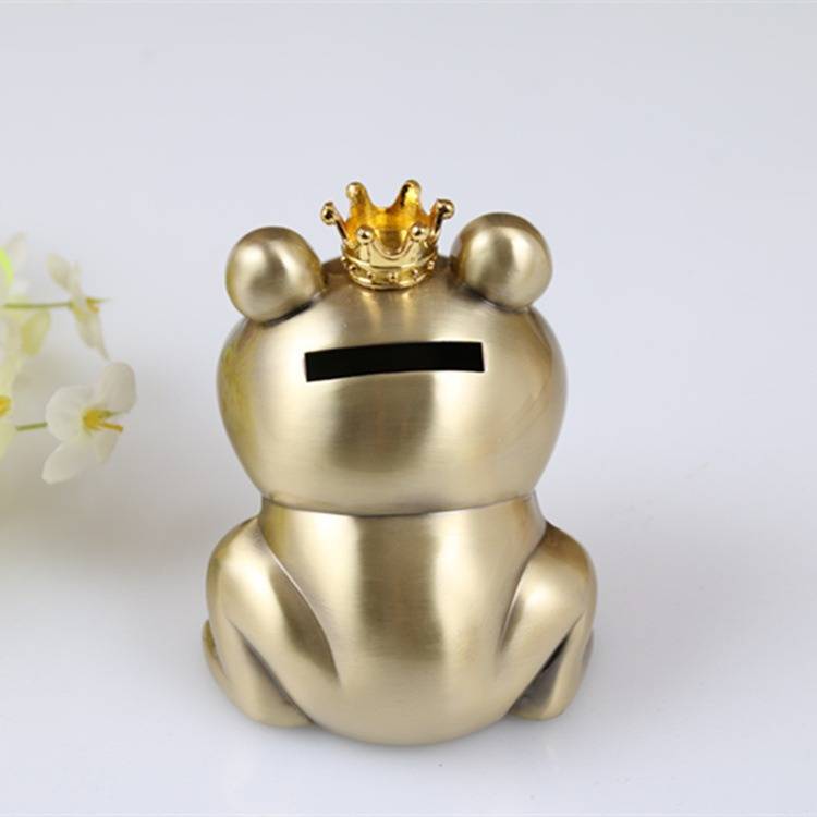 tirelire grenouille couronne