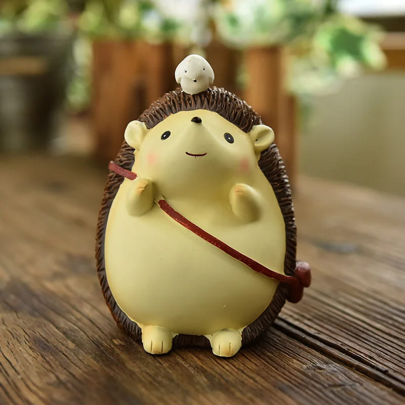 forêt tirelire hérisson