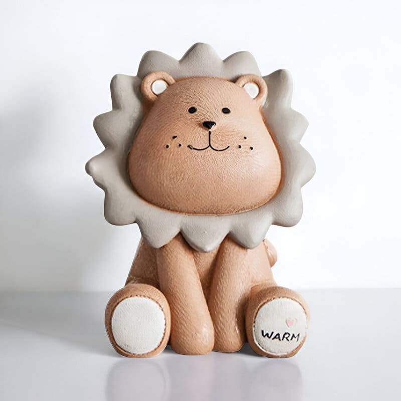 tirelire thème jungle lion