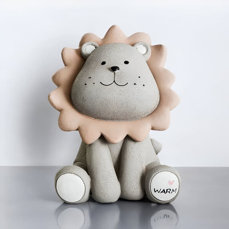 tirelire jungle lion