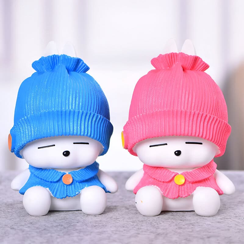 tirelire lapin bapteme rose