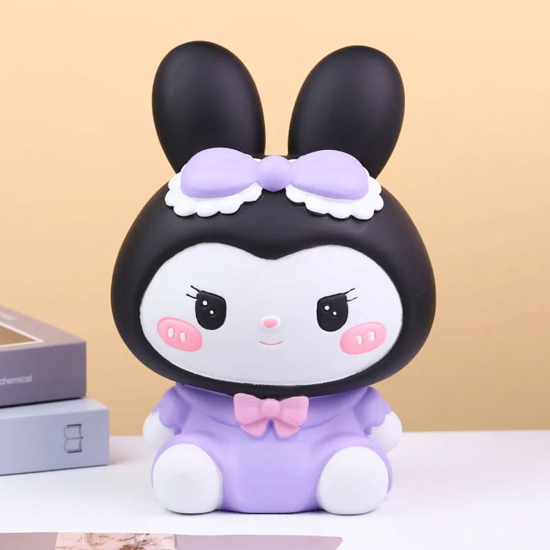 tirelire bébé fille lapin