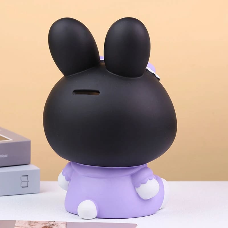 tirelire bébé fille lapin